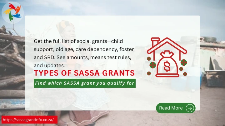 types of sassa grants