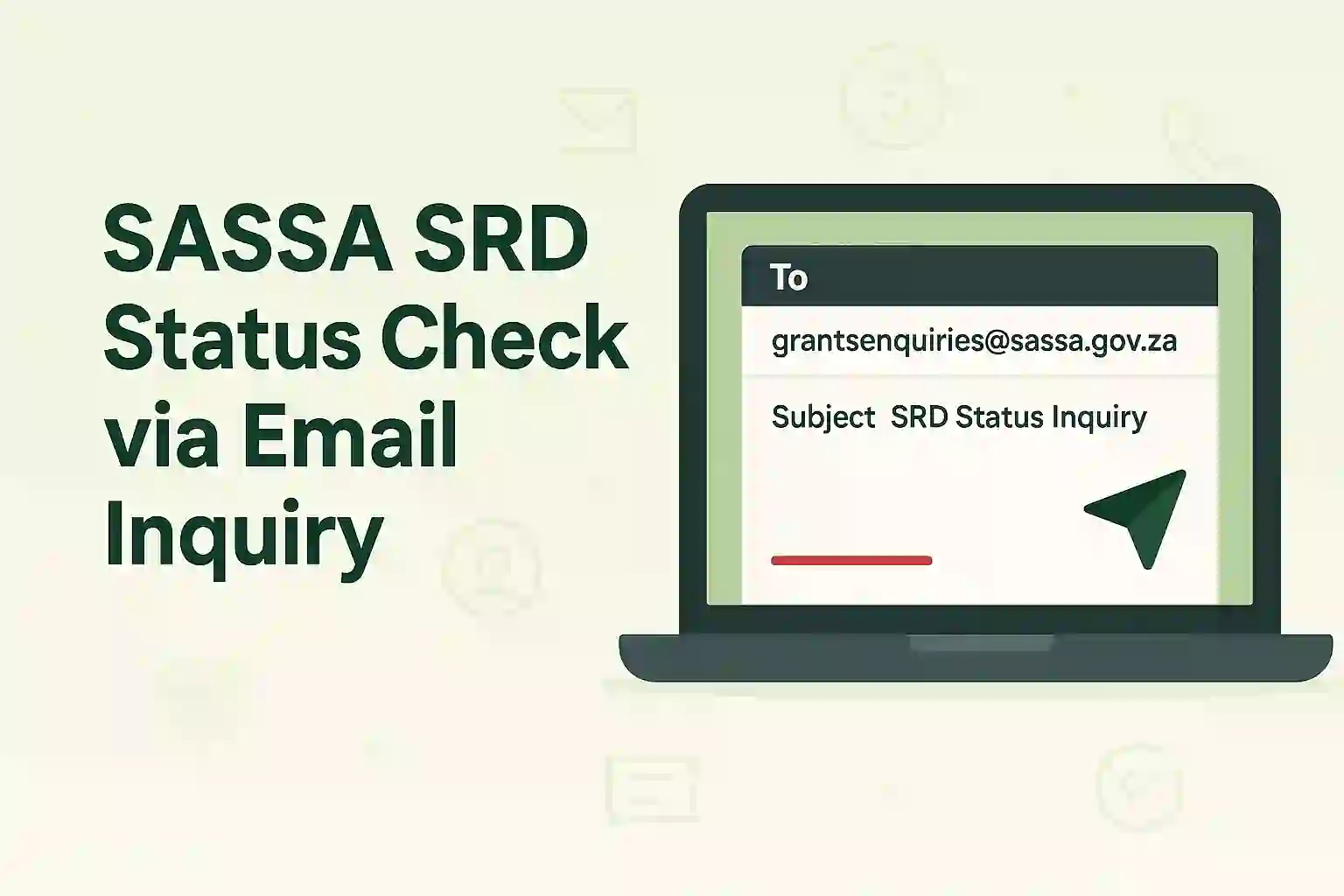 SRD SASSA STATUS CHECK FOR R370 GRANT 2025 9 SASSA SRD Status Check Via Email Inquiry