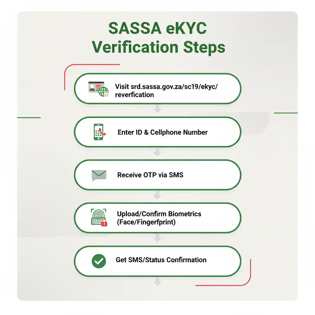SASSA eKYC verification steps